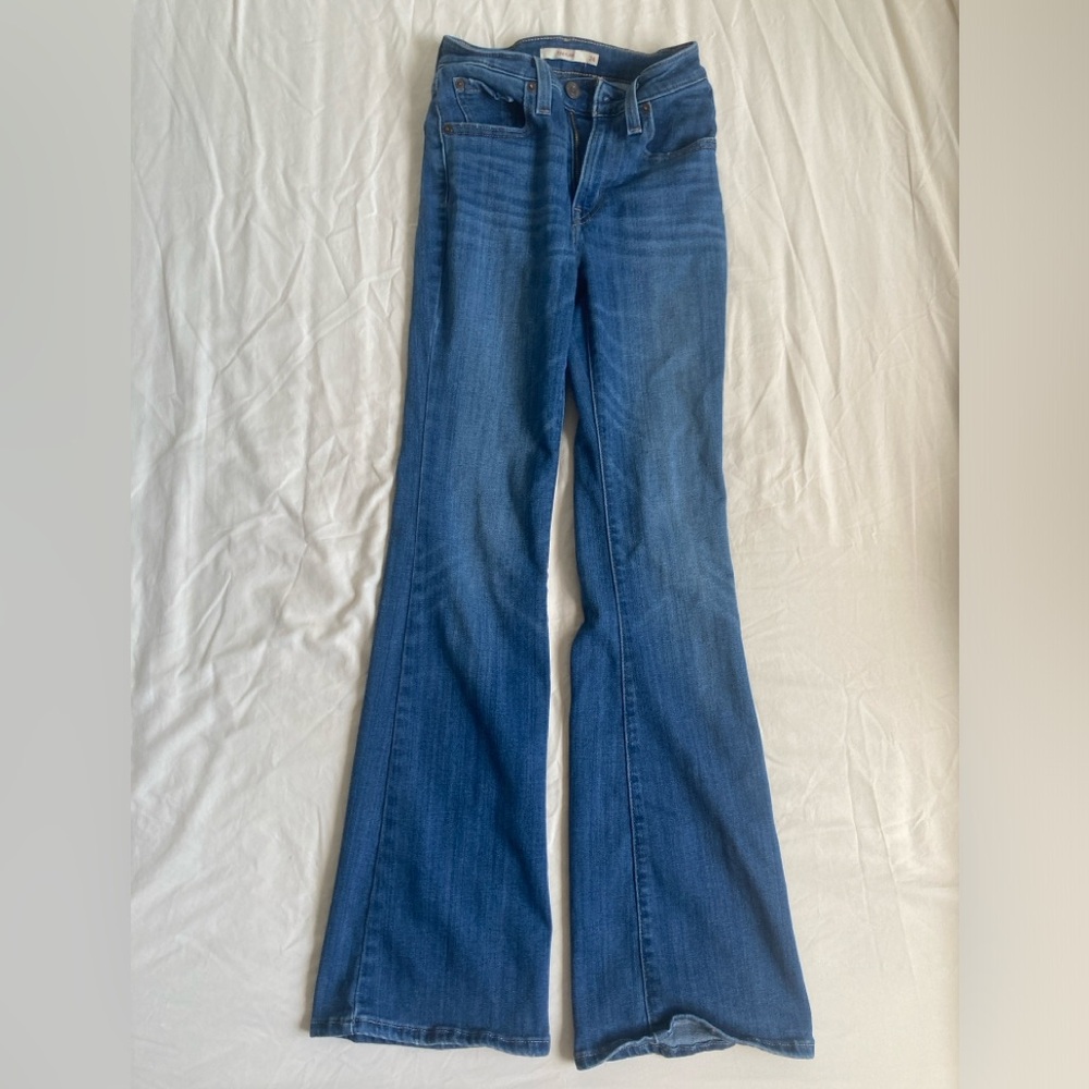 Levi’s tight flare jeans